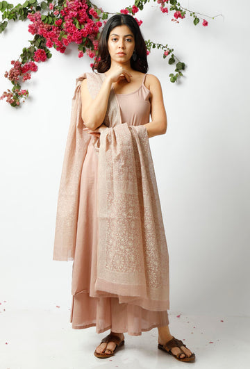 The Regal Beige Kota Dupatta